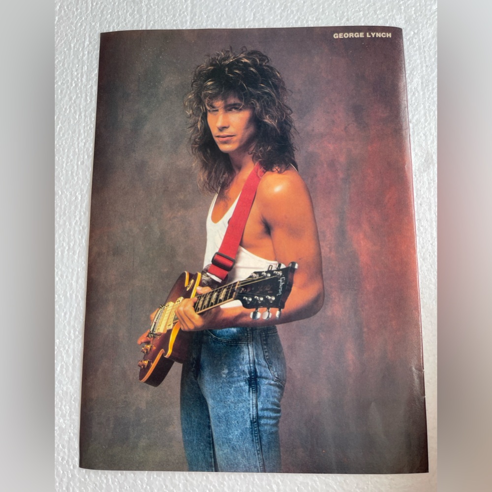 Vintage Dokken George Lynch pinup
